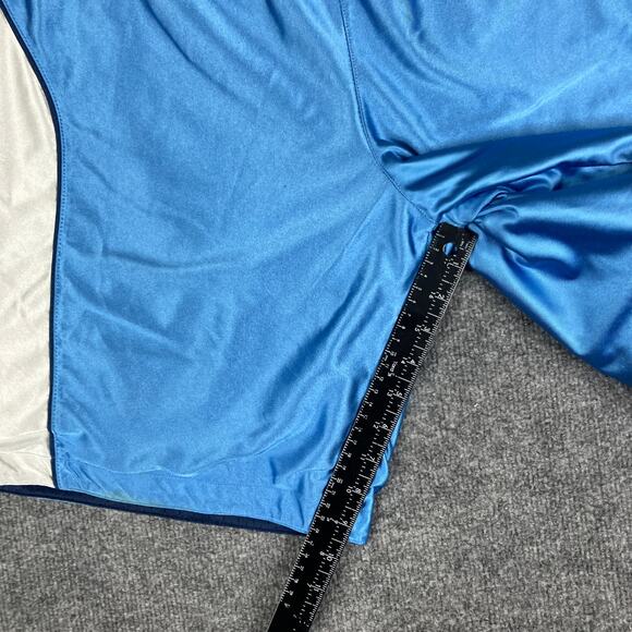 Nike Athletic Shorts Men 32 Blue White Dri-Fit Active Running Workout Reversable - Picture 3 of 9